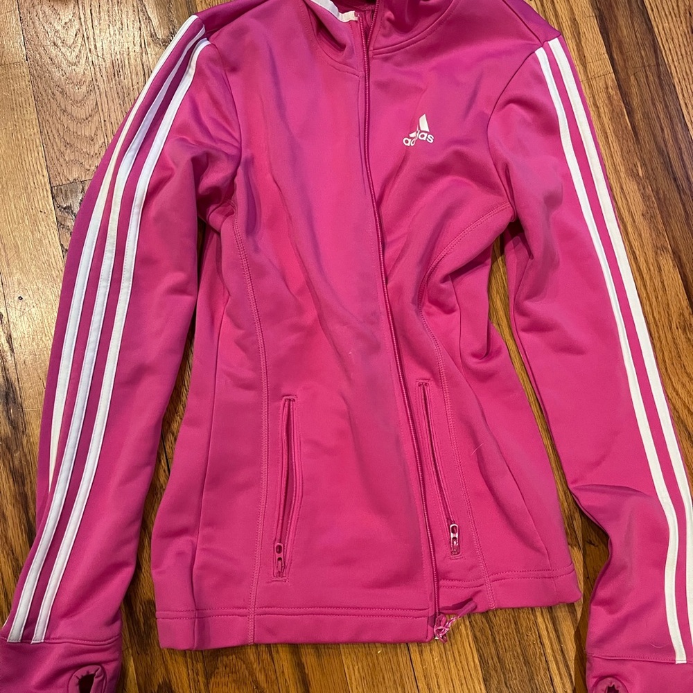 Adidas Women's Pink Track Jacket